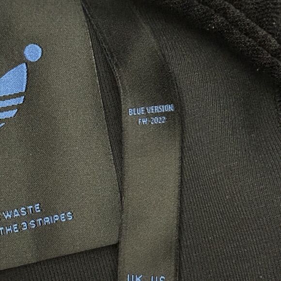 Adidas Pants Womens Small Black Blue Version Tight Fit Leggings HK7242 Workout - Picture 7 of 9